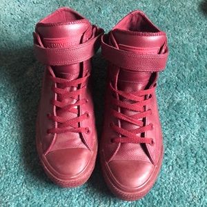 Converse ALL ⭐️ STAR Maroon shoes